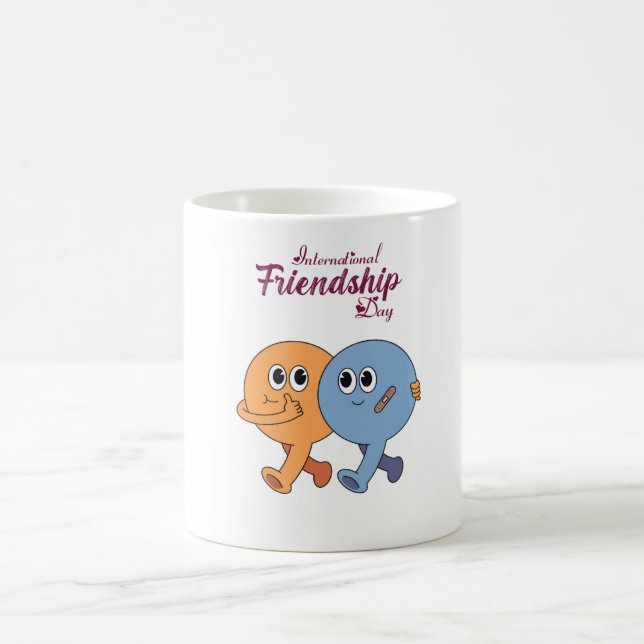 Mug Les amis embrassés : la Coupe qui connecte (Centre)