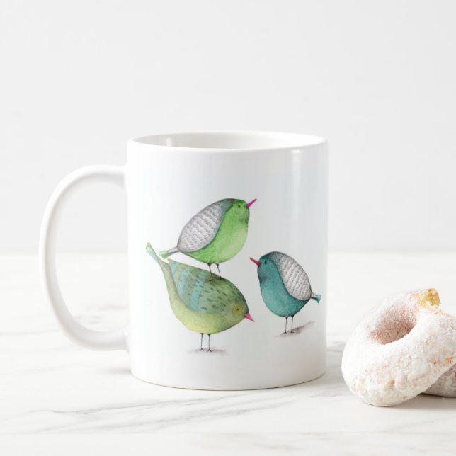 Mug Les amis sont la famille que vous choisissez la ty (Avec donut)