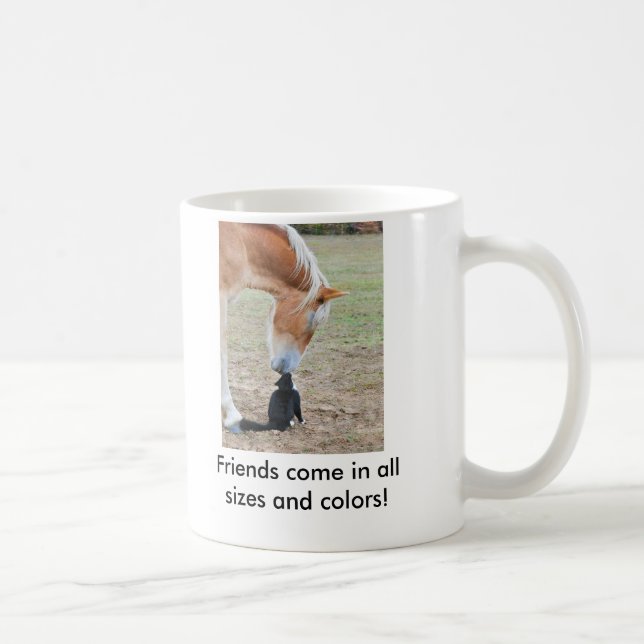 Mug Les amis viennent dans toutes les tailles et (Droite)