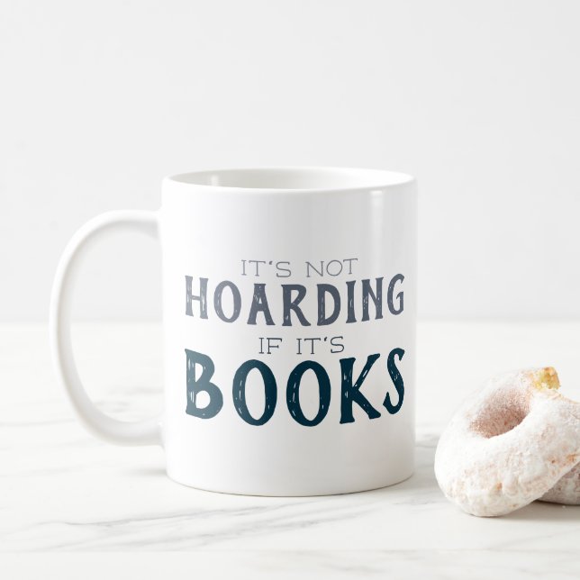 Mug Les amoureux du livre Ce n'est pas l'accumulation  (Avec donut)