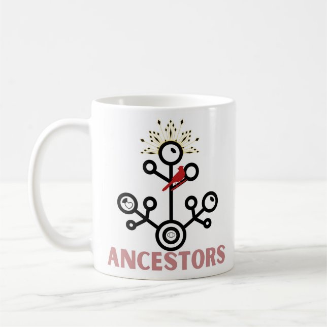 Mug Les ancêtres qui offrent de la viande (Gauche)