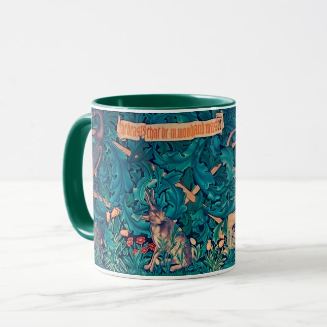Mug Les animaux dans la forêt, William Morris (Devant gauche)