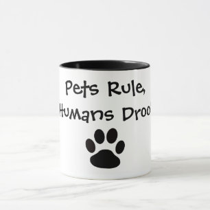 Mug Les Animaux de compagnie ont le dessus