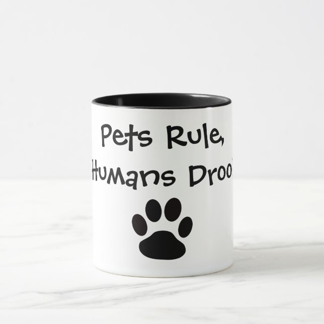 Mug Les Animaux de compagnie ont le dessus (Centre)