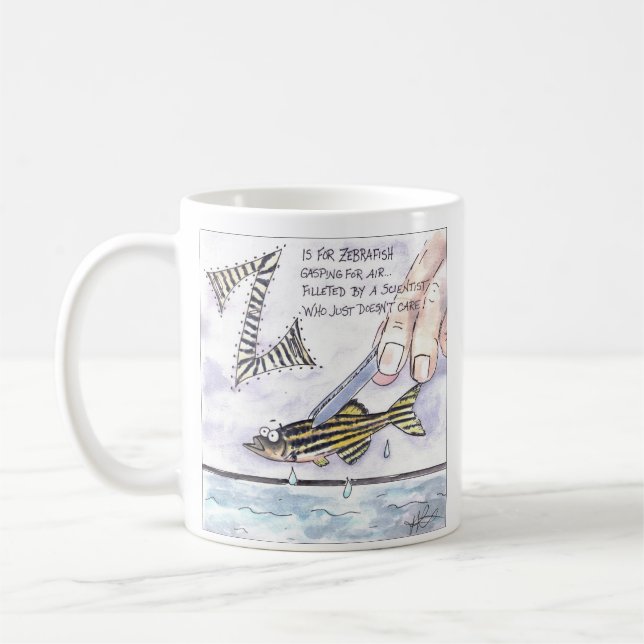 Mug Les animaux m'effrayent (Gauche)