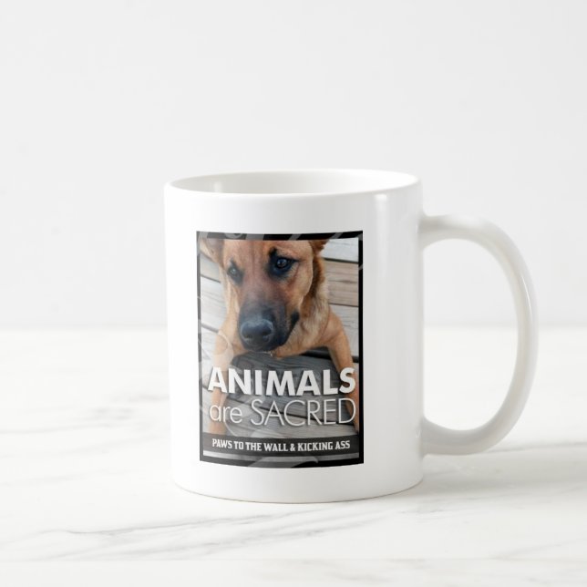 Mug Les animaux sont sacrés (Droite)