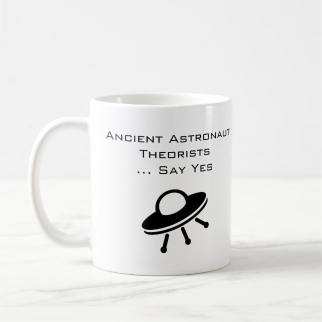 Mug Les astronautes anciens disent oui (Gauche)