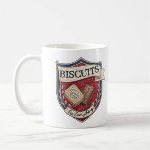Mug Les biscuits règlent tout amateur de crème de cust