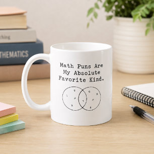 Mug Les blagues mathématiques sont mon type d'humour p