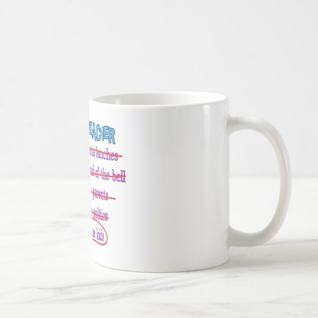 Mug Les cadeaux drôles retirés de Mlle The Kids de (Droite)
