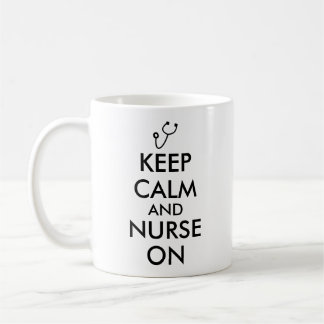 Mug Les cadeaux pour des infirmières gardent le calme