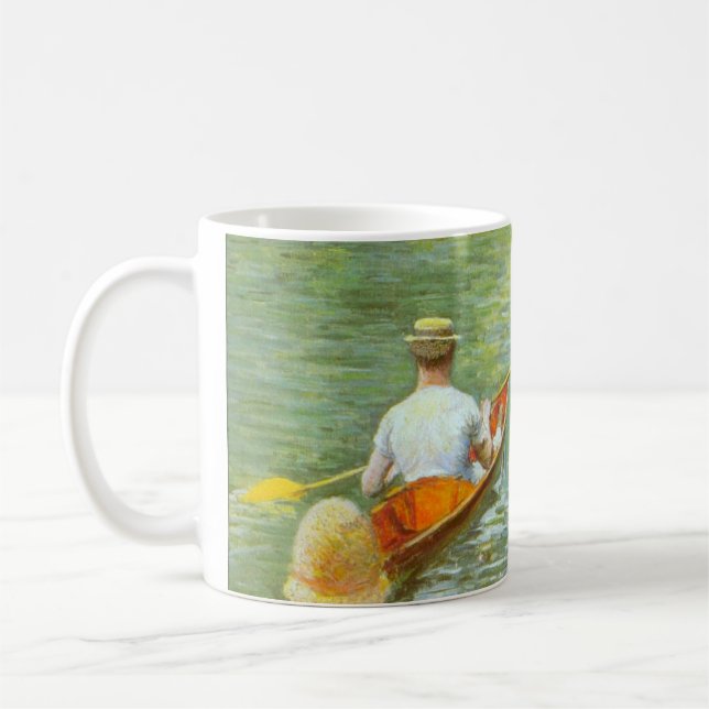 Mug Les Canoës, Perissoires par Gustave Caillebotte (Gauche)