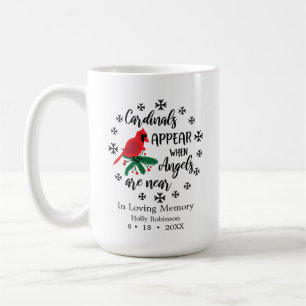 Mug Les cardinaux apparaissent quand les anges sont pr