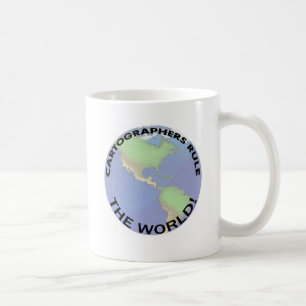 Mug Les cartographes règnent sur le monde !