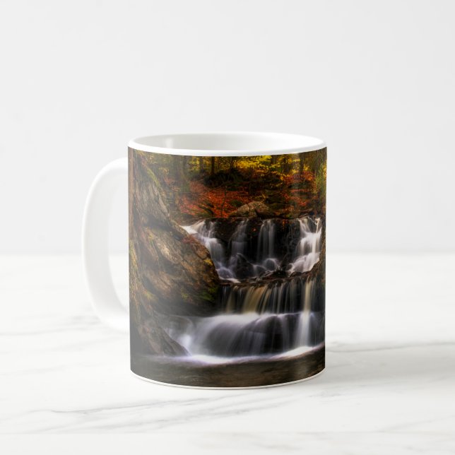 Mug Les cascades | Connecticut Nouvelle-Angleterre (Devant gauche)