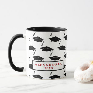 Mug Les Casquettes de la classe des diplômés Personnal
