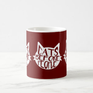 Mug Les chats avant les gens