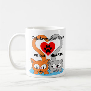 Mug Les chats laissent des empreintes de pattes sur no