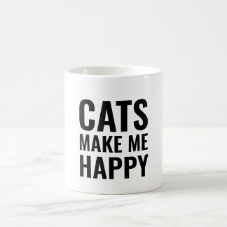 Mug Les chats me rendent heureux