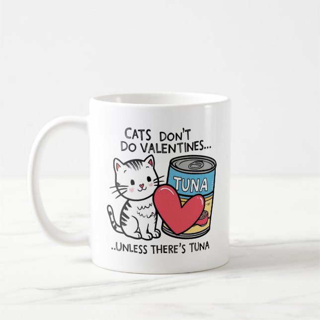 Mug Les chats ne font pas de Valentines... Kitten Love (Gauche)