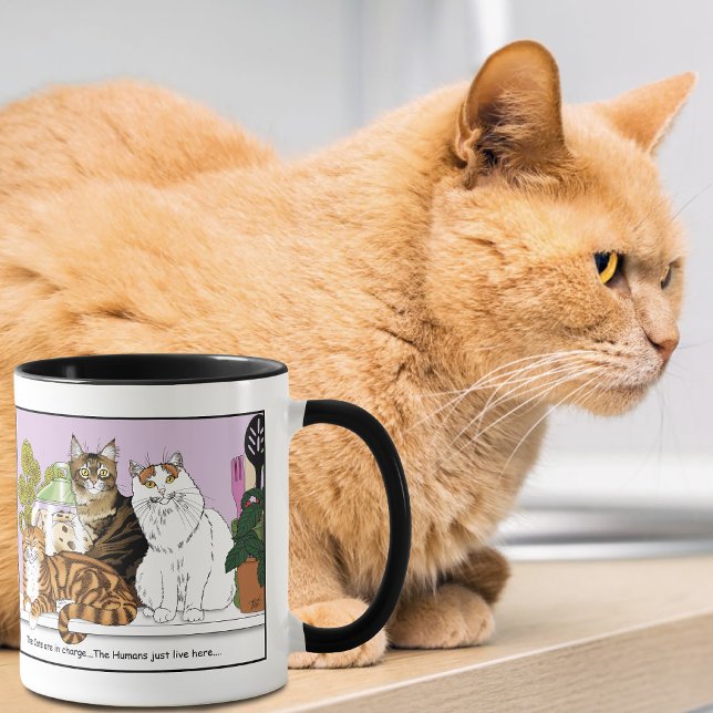 Mug Les chats sont aux commandes (Créateur téléchargé)