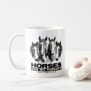 Mug Les Chevaux Sont Mon Thérapie Les Chevaux Les Amat