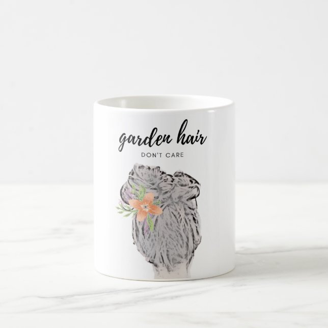 Mug Les cheveux de jardin s'en fichent (Centre)