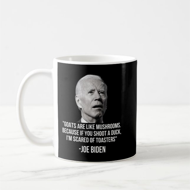 Mug Les Chèvres Sont Comme Des Champignons Parce Que S (Gauche)