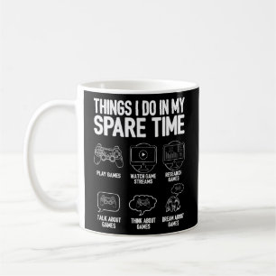 Mug Les Choses Que Je Fais Dans Mon Joueur Vidéo Temps