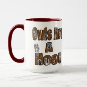 Mug Les Chouettes Sont Un Logo D'Image De Chaud,