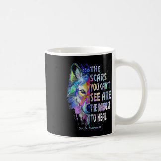 Mug Les cicatrices que vous ne pouvez pas voir sont le