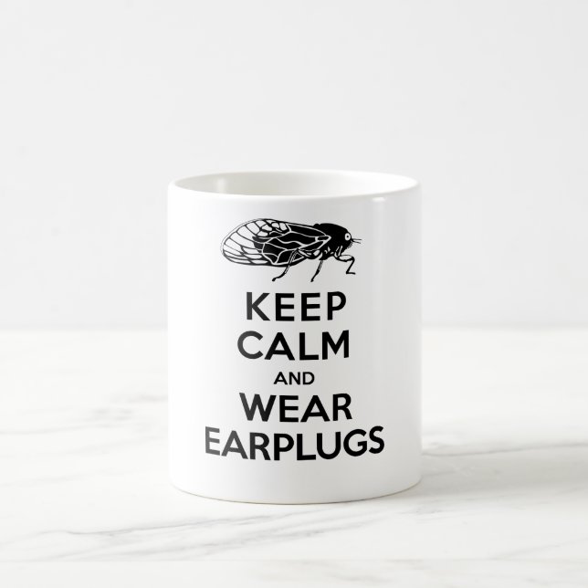 Mug Les CIGALES sont ici ! Maintenez les boules quies (Centre)
