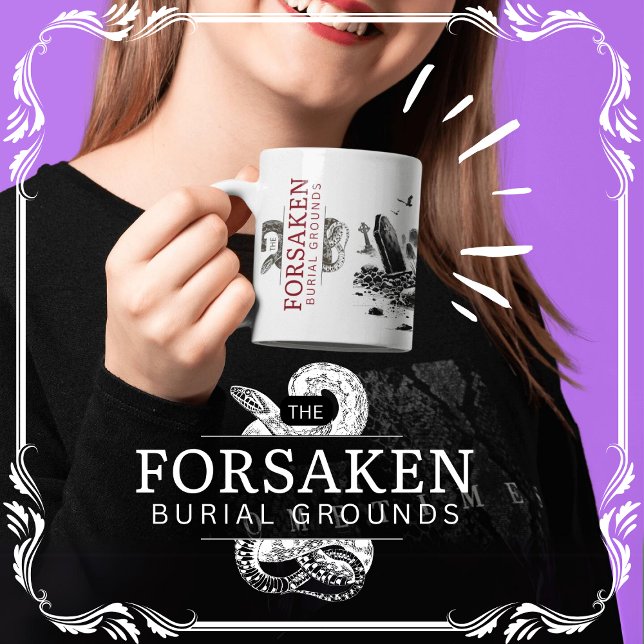 Mug Les cimetières de Forsaken (The Forsaken Burial Grounds cover from The Beekeeper Store)