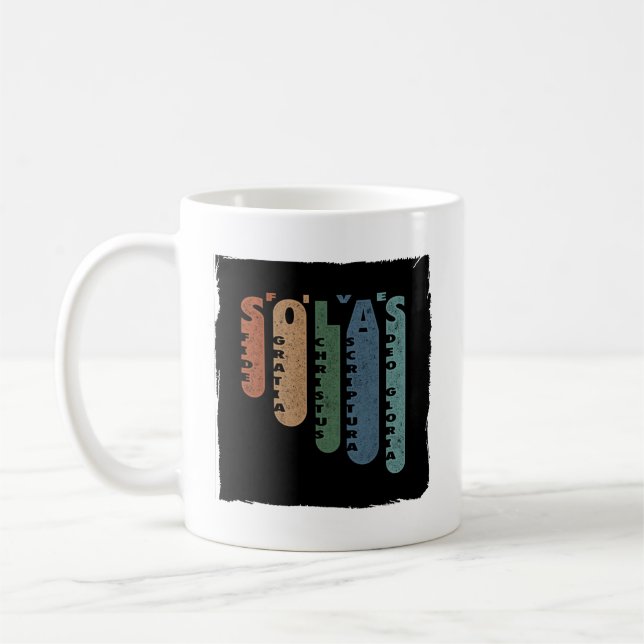 Mug Les cinq solas  (Gauche)
