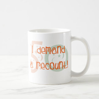 Mug les cinquantième cadeaux d'anniversaire, j'exige