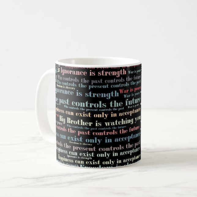 Mug Les citations d'Orwell (Devant gauche)