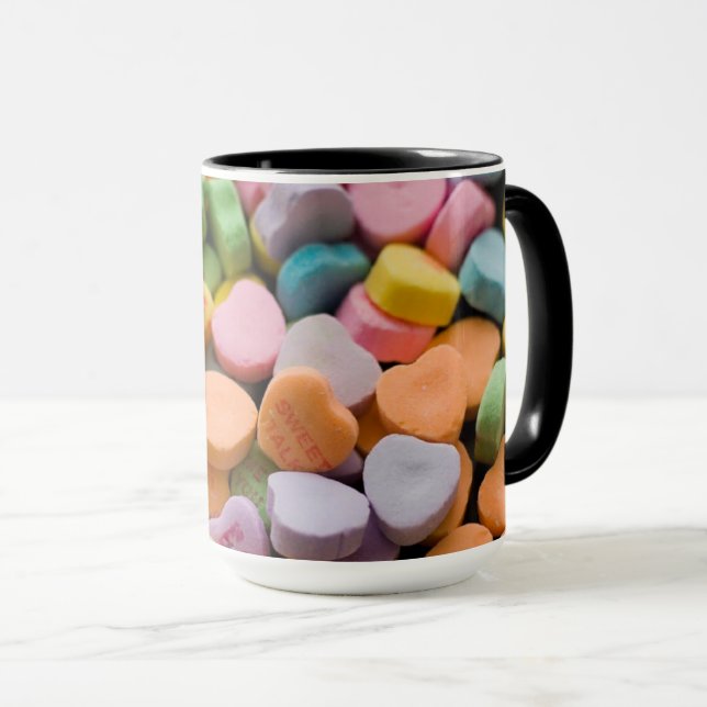 MUG LES COEURS DE LA BOUGIE DE VALENTINE (Devant droit)