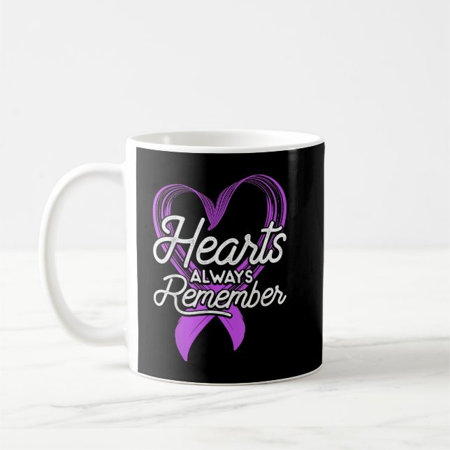 Mug Les coeurs se souviennent toujours de la démence S (Gauche)