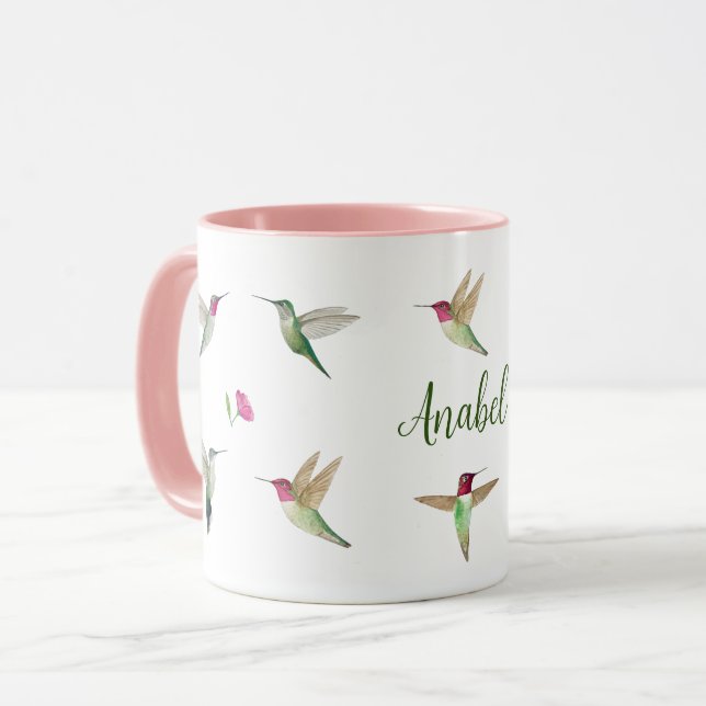Mug Les colibris d'Anna (Devant gauche)