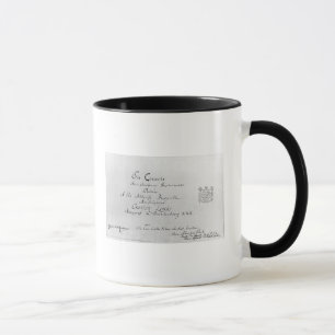 Mug Les concerts de Brandebourg, 1721