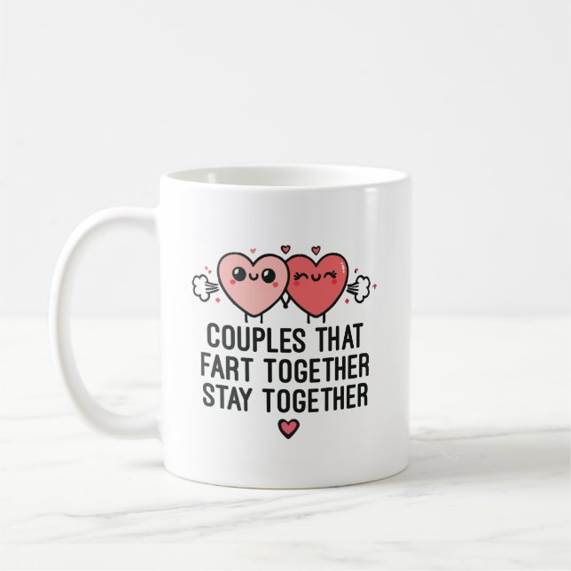 Mug Les Couples Qui S'Amusent Restent Ensemble - Drôle (Gauche)