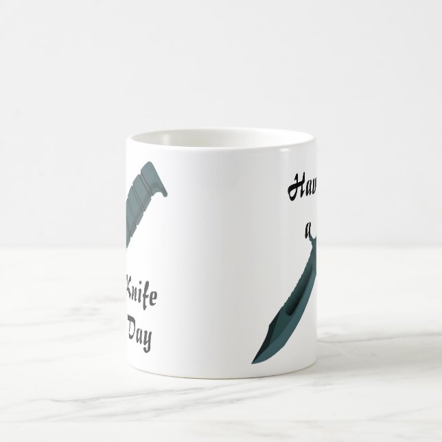 Mug Les couteaux ont un couteau jour (Centre)