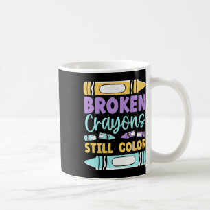 Mug Les Crayons cassés ont toujours des couleurs santé