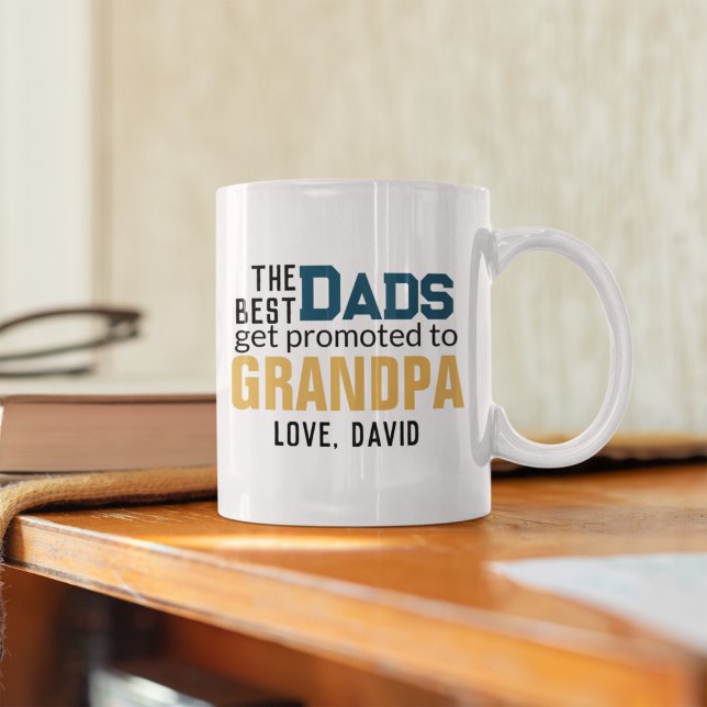 Mug Les Dads Sont Promus À La Fête des pères Grand-Pèr (Créateur téléchargé)