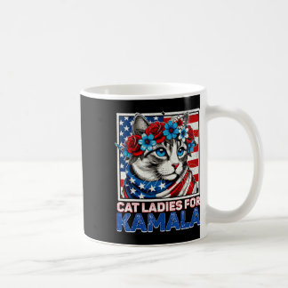 Mug Les Dames Pour Kamala Drôle Chat 2024 Président Ka