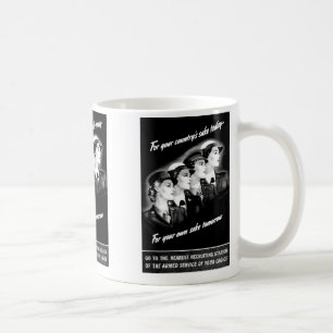 Mug Les dames vont à la station de recrutement la plu