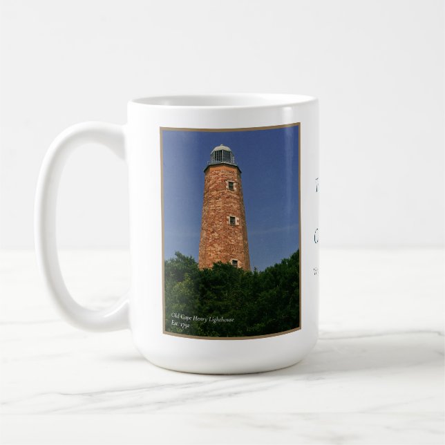 Mug Les deux lumières du cap Henry (Gauche)