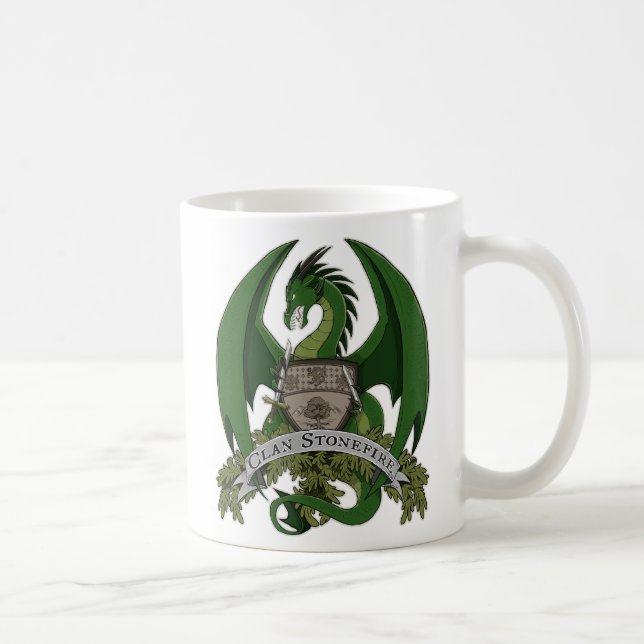 Mug Les dragons de Stonefire Crest (dragon vert) la (Droite)