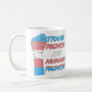 Mug Les droits trans sont des droits humains