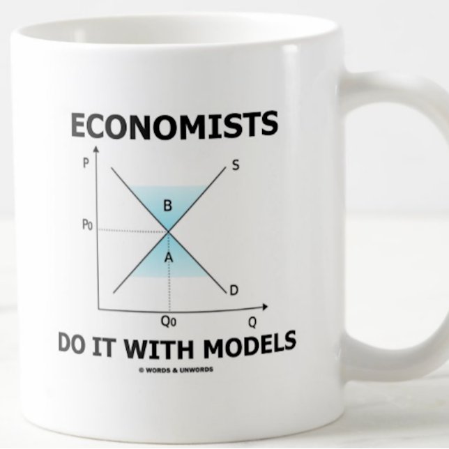 Mug Les Économistes Le Font Avec Des Modèles (Humour É (Mug featuring supply-and-demand econ humor for any economist, econ major, or econ teacher)